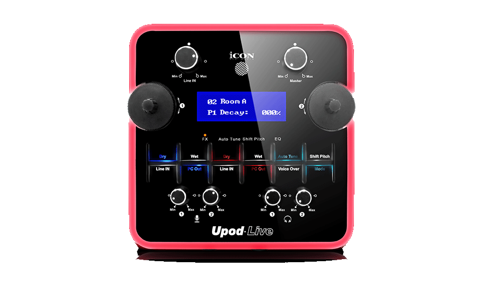 INTERFAZ DE AUDIO ICON DE 3 CANALES CON DSP UPOD LIVE