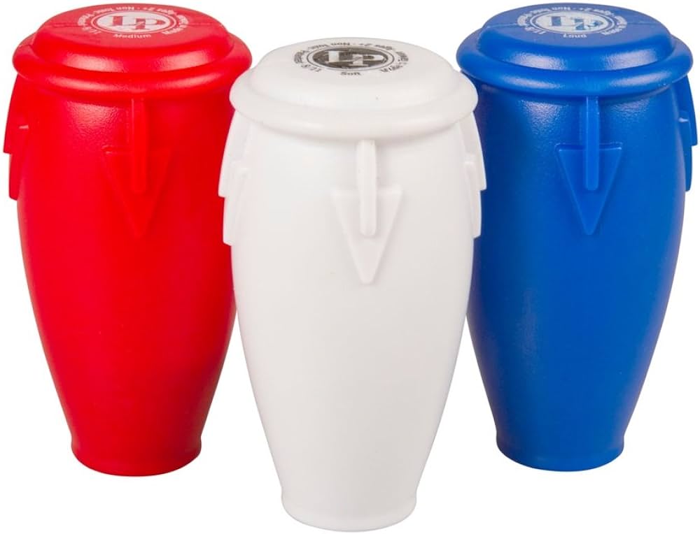 CONGA SHAKER LP PLASTICO DIFERENTES COLORES (3 PZAS.) LP017