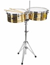 TIMBALES LP "PRESTIGE" 14" & 15" CON ATRIL LATON LP1415-B