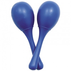 MARACAS LP "RHYTHMIX CHIK-ITAS" PLASTICO AZUL LPR010-BL