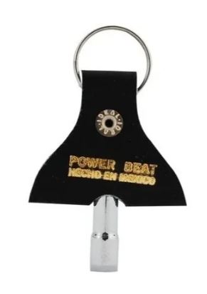 LLAVE "POWER BEAT" PARA BATERIA CON LLAVERO DE PIEL  PB-KY