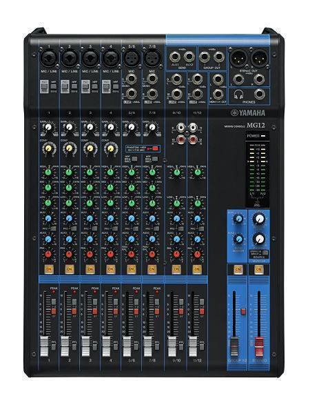 MEZCLADORA YAMAHA ANALOGA 12 CH MG12