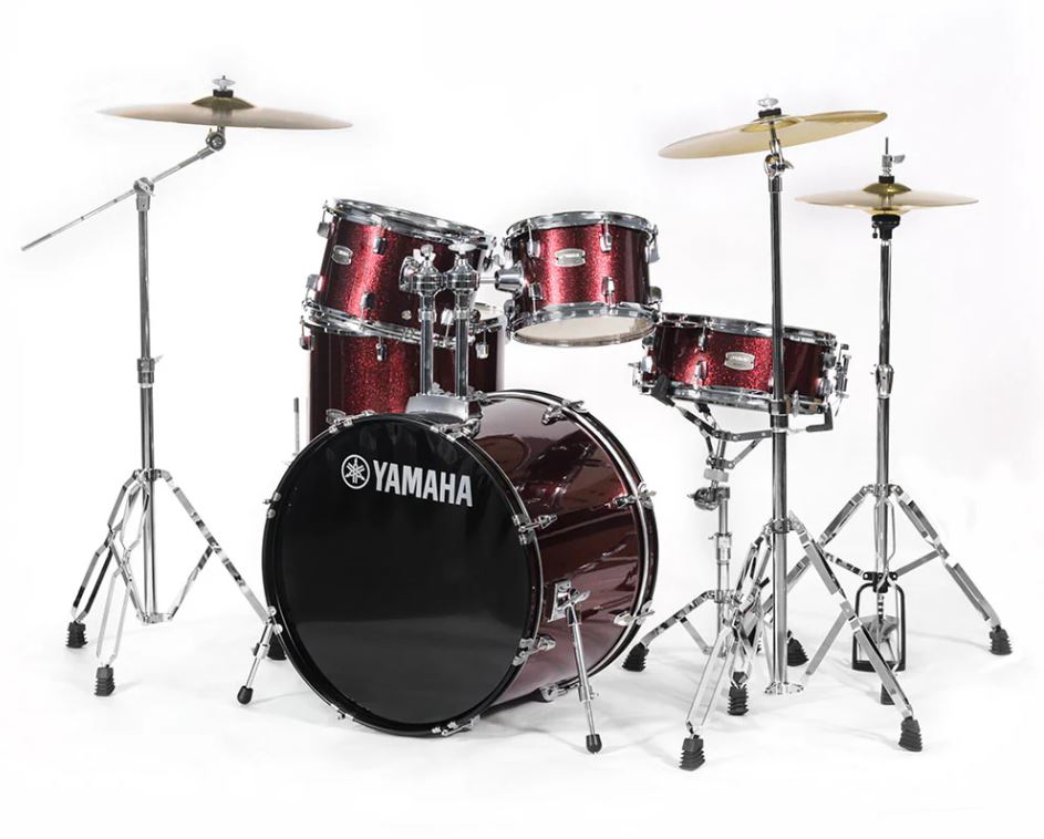 BATERIA YAMAHA RDP2F5BLGUSET RYDEEN DE 5 PIEZAS CON HERRAJES Y PLATILLOS 