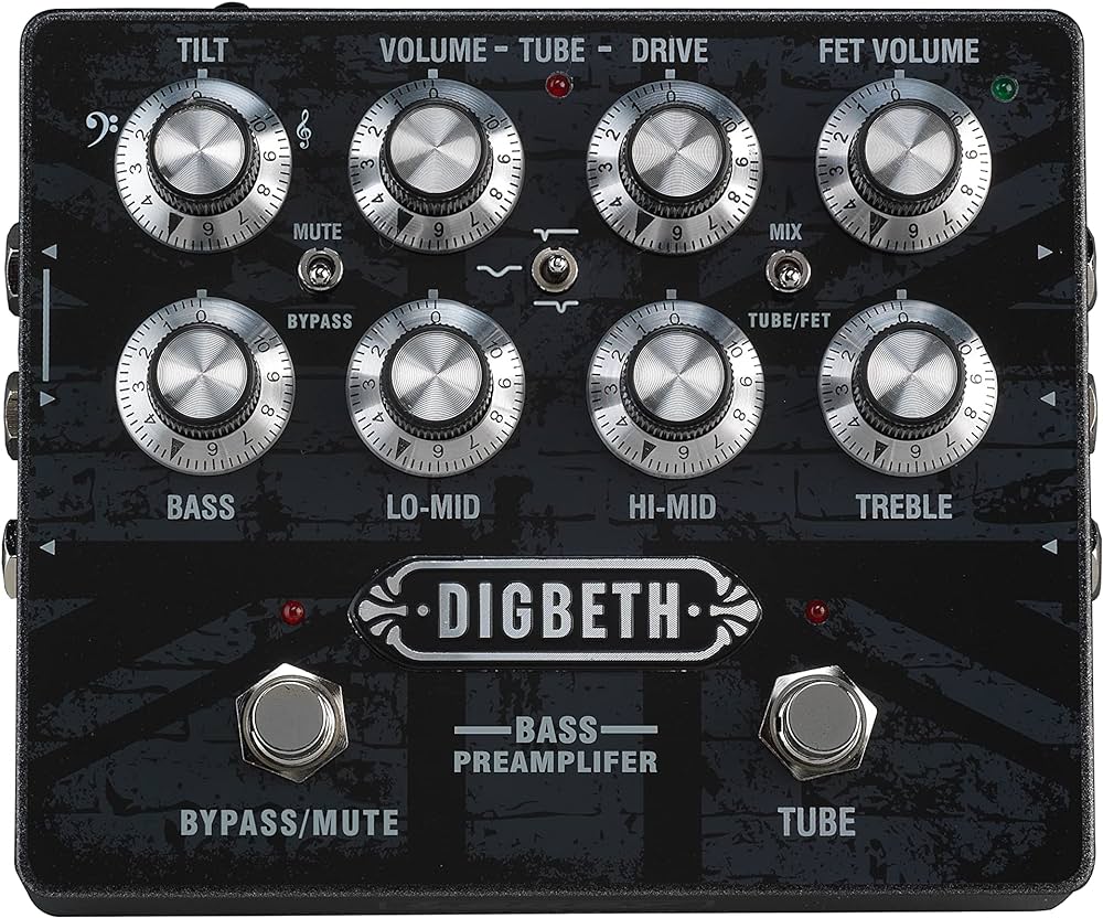 PEDAL PREAMPLIFICADOR LANEY DIGBETH PARA BAJO DB-PRE DB-PRE