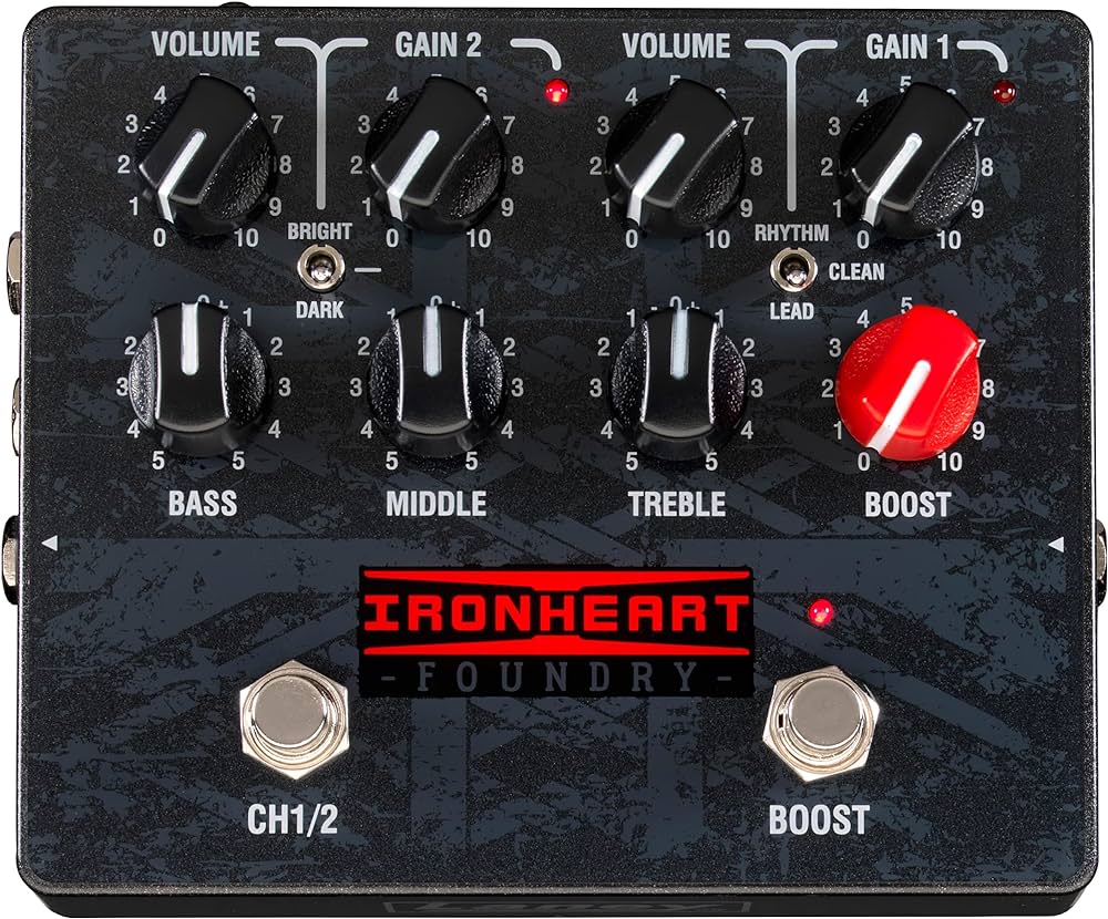 PEDAL AMPLIFICADOR DE GUITARRA LANEY IRONHEART FOUNDRY 60W IRF-LOUDPEDAL 