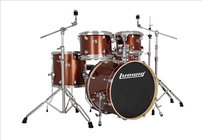 BATERÍA LUDWIG ACÚSTICA DE 5 PIEZAS 20" LE520024DIR