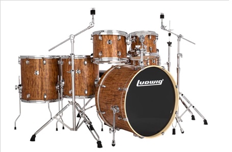 BATERÍA LUDWIG ACÚSTICA DE 6 PIEZAS 22" LE622010DIR