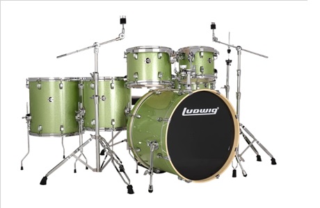 BATERÍA LUDWIG ACÚSTICA DE 6 PIEZAS 22" LE622018DIR