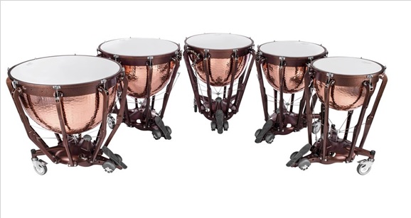 JUEGO DE 5 TIMBALES LUDWIG-MUSSER ORQUESTALES DE 20", 23", 26", 26" 29" Y 32" LTG705KG