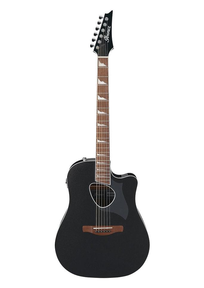 GUITARRA ELECTROACUSTICA IBANEZ ''ALTSTAR'' NEGRO METALICO ALT30-BKM