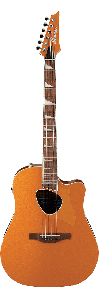 GUITARRA ELECTROACUSTICA IBANEZ ''ALTSTAR'' ANARANJADO OBSCURO METALICO ALT30-DOM