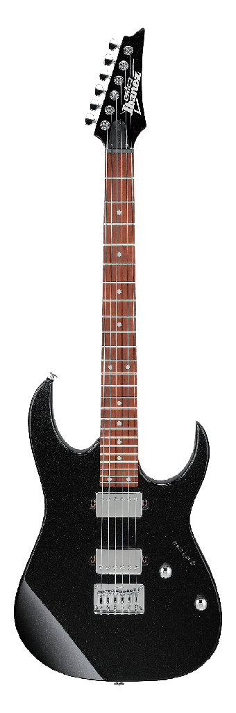GUITARRA ELECTRICA COLOR NEGRO DE LA SERIE GIO IBANEZ GRG121SP-BKN