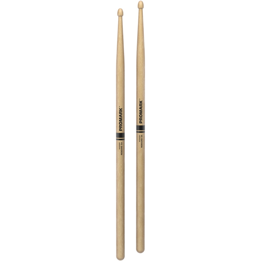 BAQUETAS 5A PROMARK ''SELECT BALANCE ACORN - REBOUND'' 0.565 HICKORY PUNTA MADERA RBH565AW