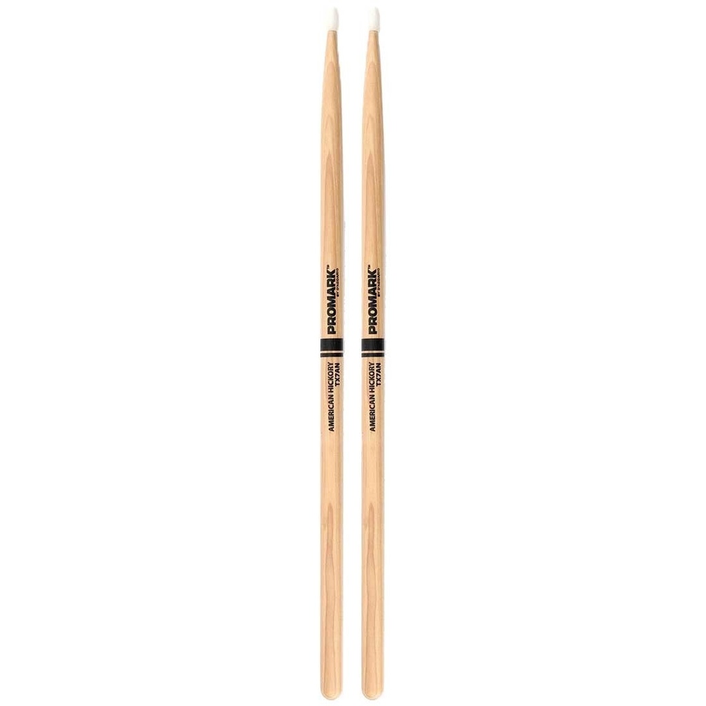 BAQUETAS 7A PROMARK HICKORY PUNTA NYLON TX7AN
