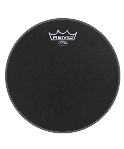 PARCHE 10" REMO BLACK SUEDE EMPEROR BE-0810-ES
