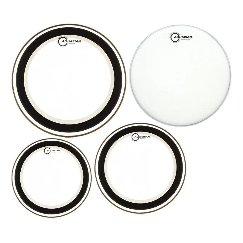 SX-A Aquarian Studio‑X Clear Tom Pack 10/12/14″ PAQUETE Aquarian  