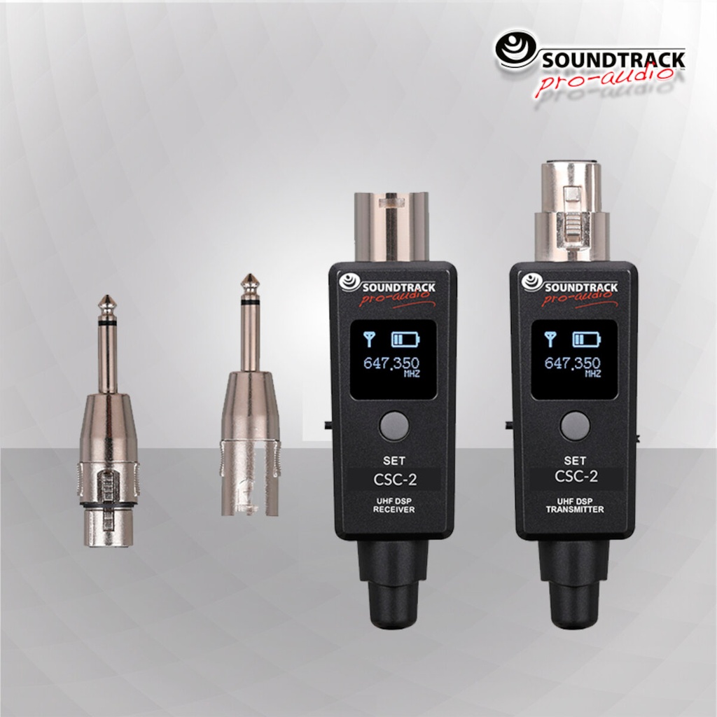 TRANSMISOR/RECEPTOR INALÁMBRICO SOUNDTRACK UHF CSC-2