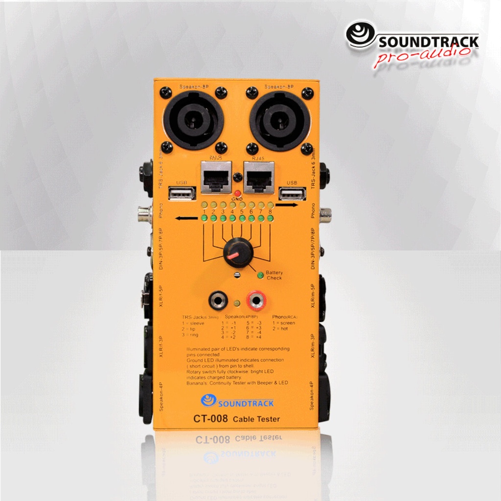 CT-008 PROBADOR DE CABLES DE AUDIO