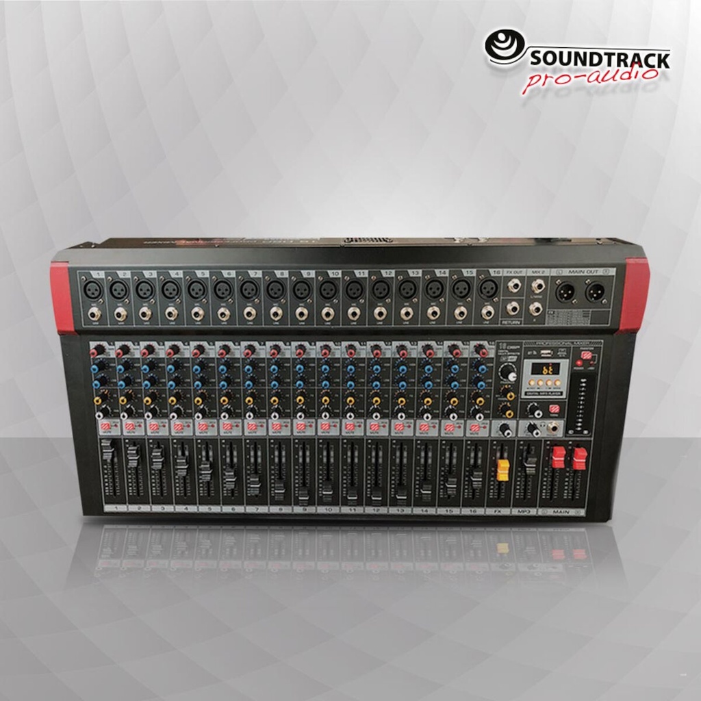MIX-1600DSP MEZCLADORA AMPLIFICADA DE 16 CANALES