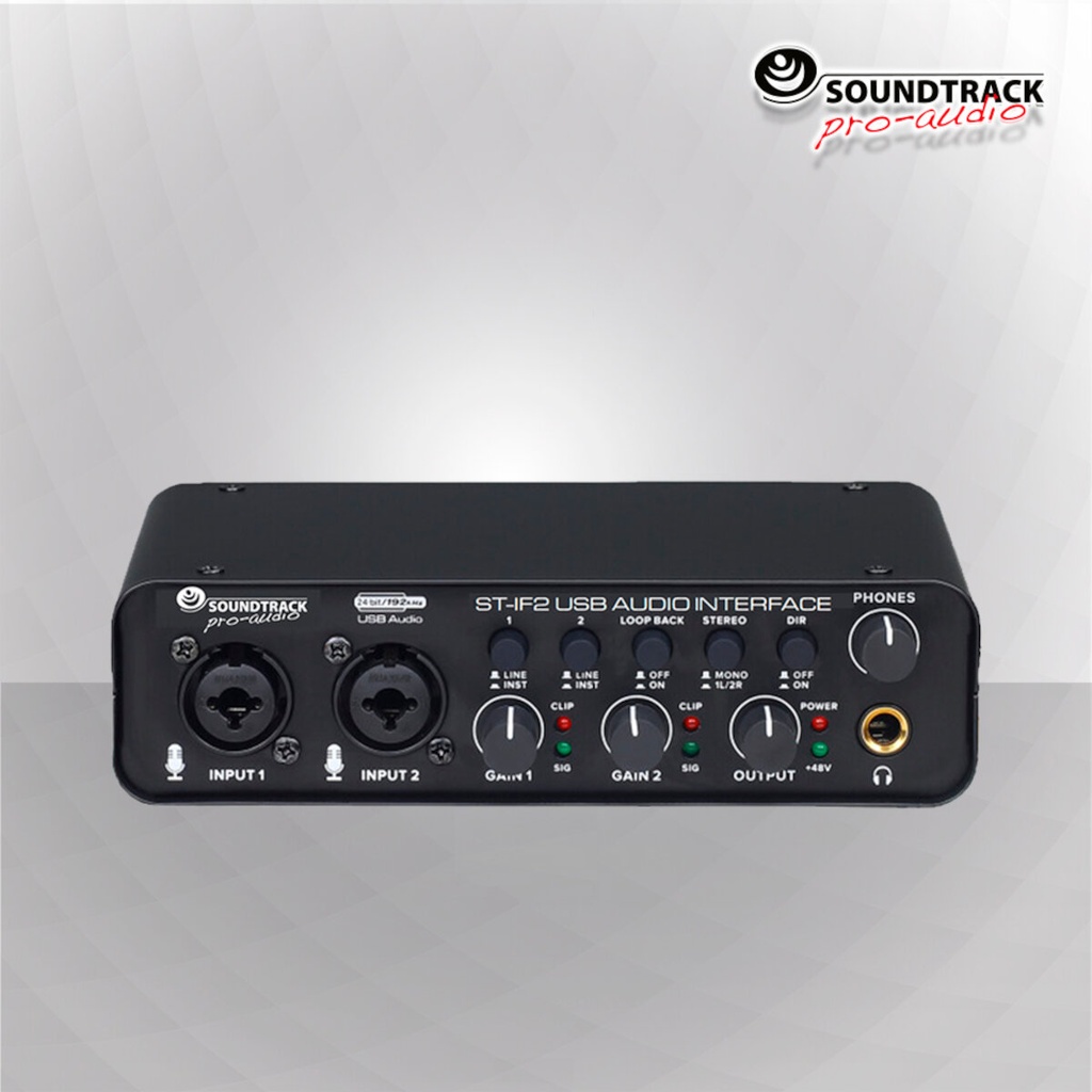 ST-IF2 INTERFAZ DE AUDIO (MEZCLADORA DE AUDIO DE 2 CANALES)