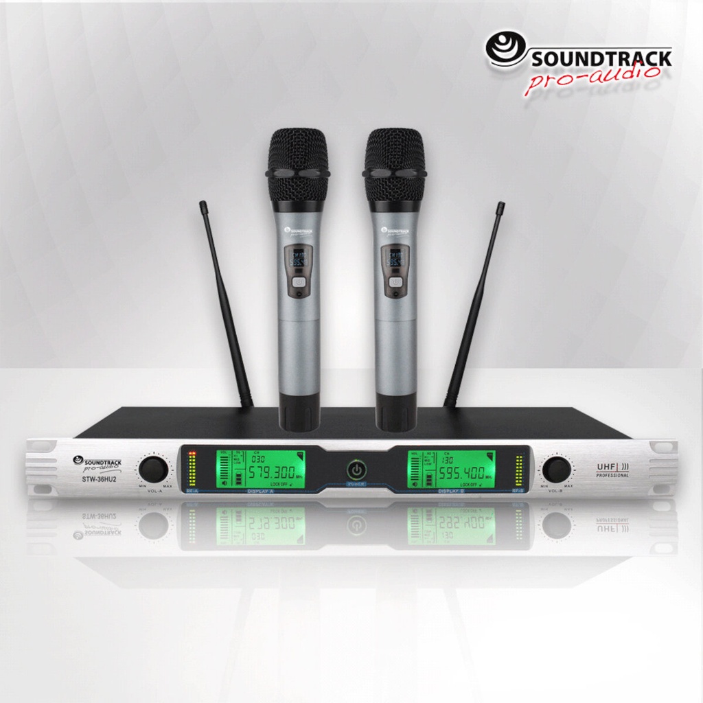 STW-36HU2 MICRÓFONO INALÁMBRICO UHF DE DOS CANALES