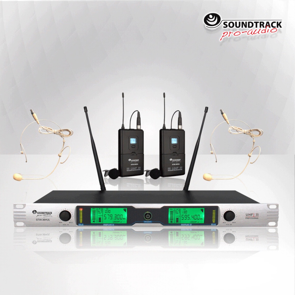 STW-36HUL MICRÓFONO INALÁMBRICO UHF DE DOS CANALES