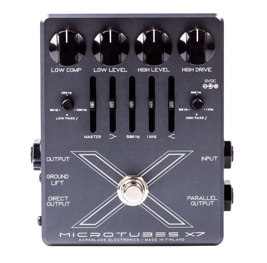 Darkglass Microtubes X7 – Pedal Preamp con Distorsión Multibanda para Bajo