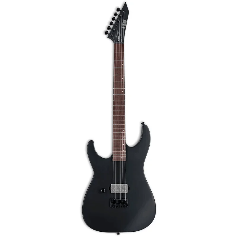 Guitarra eléctrica LTD Zurda Satin negro  LM201HTBLKSLH 719710616547