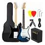 Paquete de Guitarra Eléctrica Infantil ECP3ST-BK