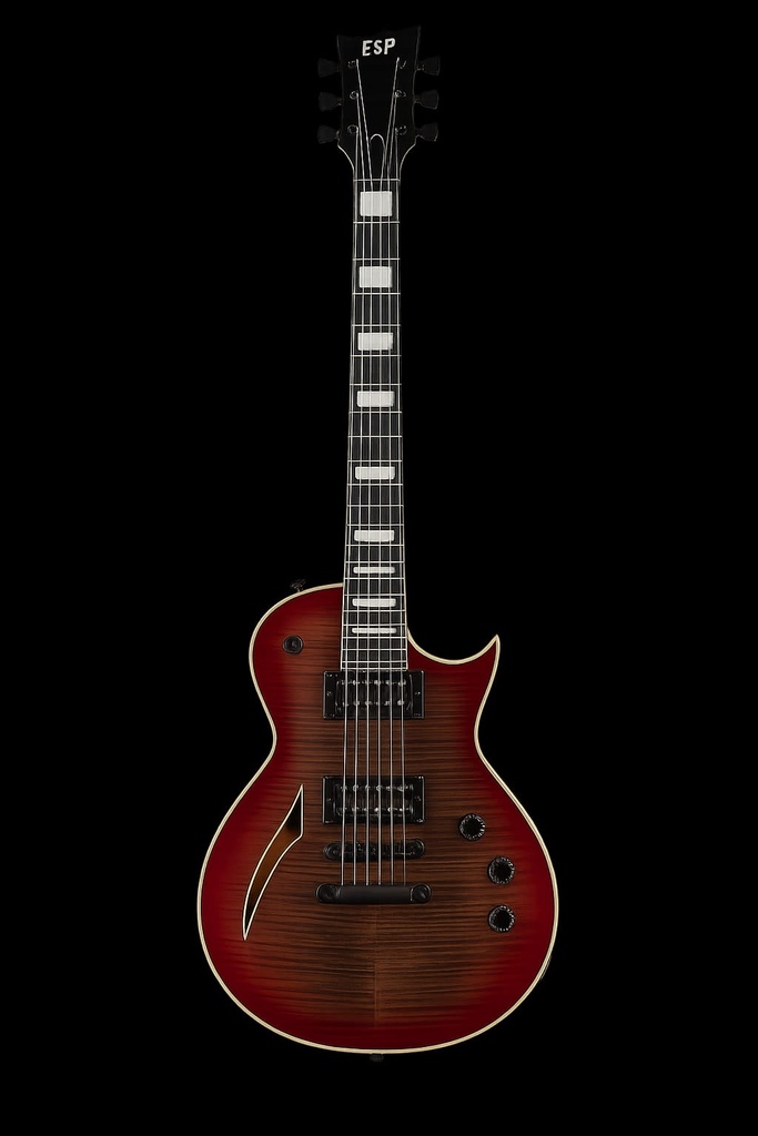Guitarra Eléctrica Custom ESP EUSECSHFMBBLDMNSD