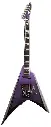 ALEXI RIPPEDPURPLE FADE SATIN W/ RIPPED PINSTRIPES GUITARRA ELECTRICA