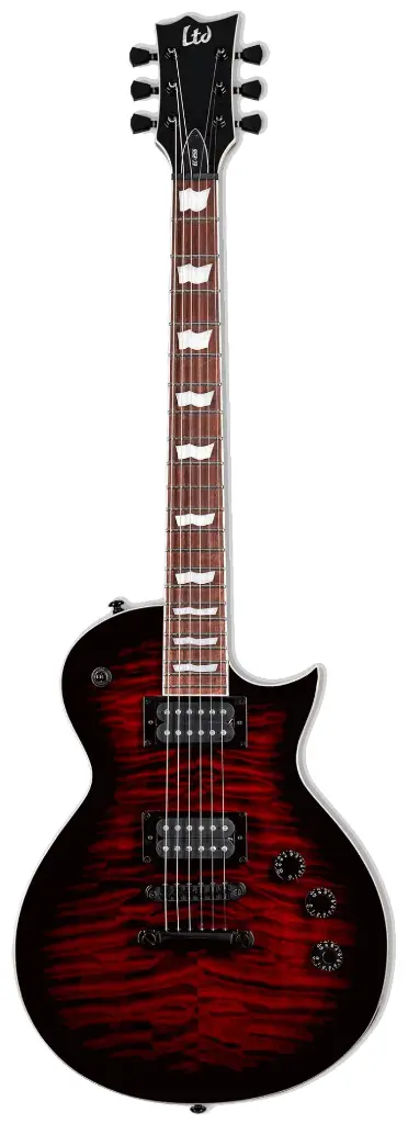 LEC256QMSTBCSB GUITARRA ELECTRICA LTD EC-256QM SEE THRU BLACK CHERRY SUNBURST