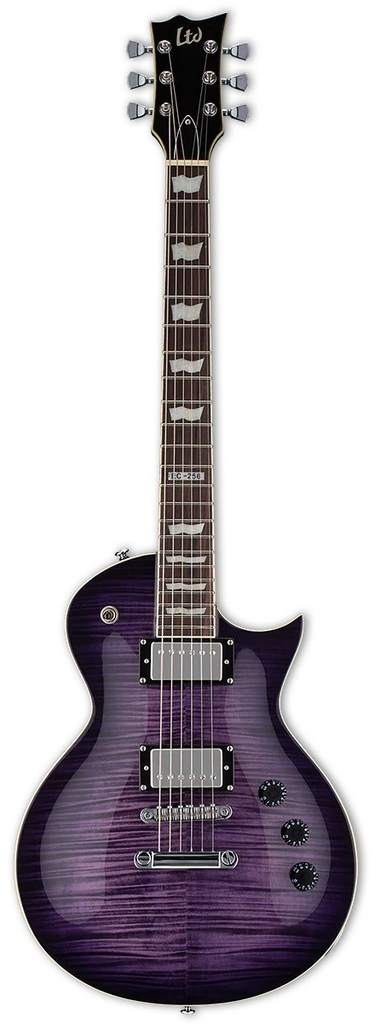 LEC256STPSB GUITARRA ELECTRICA LTD EC-256 SEE THRU PURPLE SUN BURST