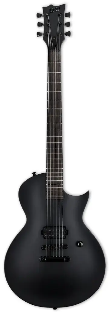 Guitarra Eléctrica LTD EC BLACK METAL BLACK SATIN LECBKMBLKS