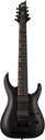 ESP LTD Deluxe H-1008 Baritone EverTune Electric Guitar - Black Satin