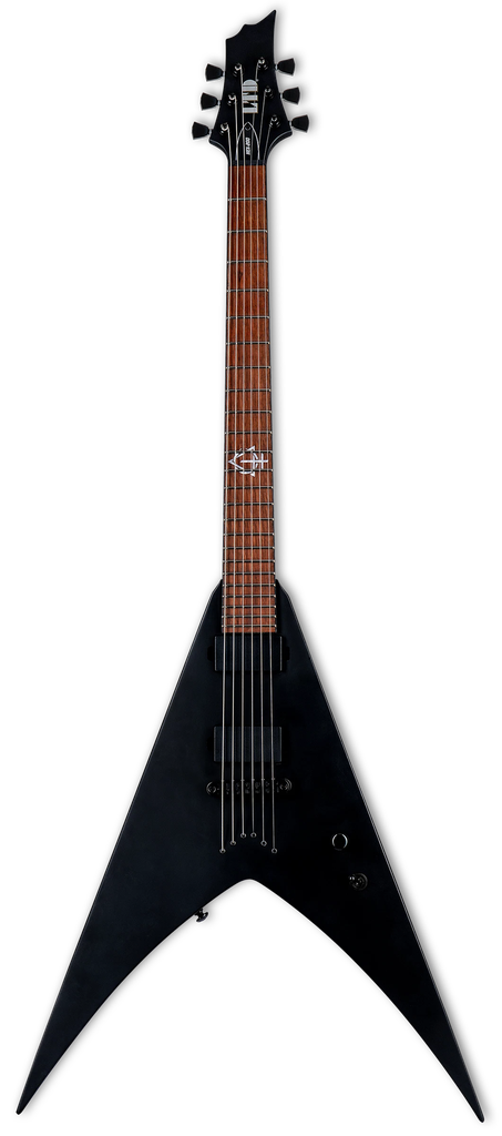 LHEX200BLKS GUITARRA ELECTRICA LTD HEX-200 BLACK SATIN SIGNATURE NERGAL