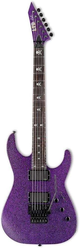 LKH602PSP GUITARRA ELÉCTRICA LTD KH-602 PURPLE SPARKLE SIGNATURE KIRK HAMMETT