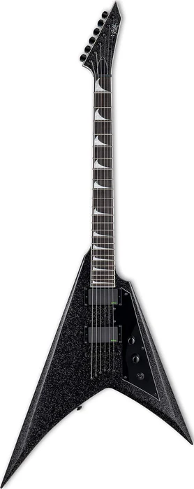 Guitarra eléctrica LTD KH-V BLK SPARKLE Kirk Hammett LKHVBLKSP