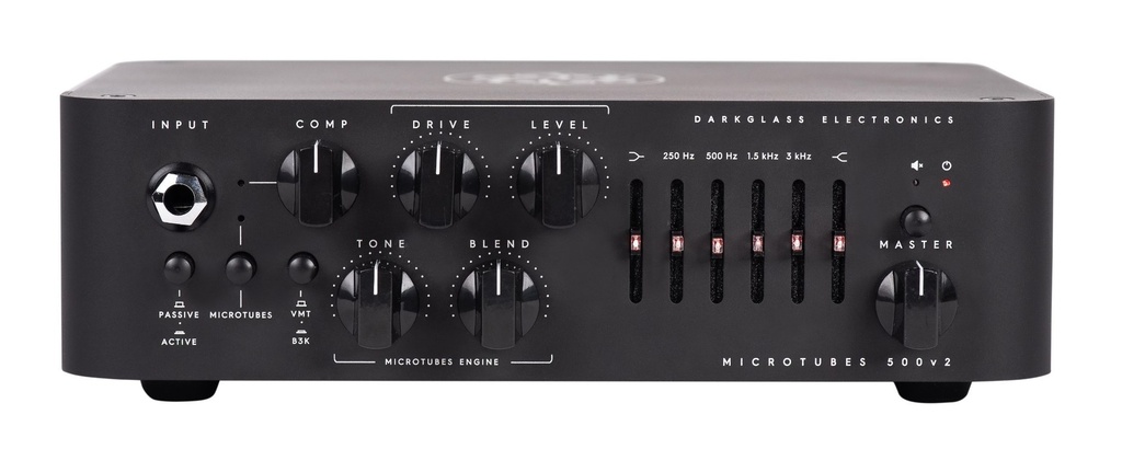 Microtubes 500v2 Darkglass Microtubes 500 V2 amplificador de bajo 500 W con overdrive