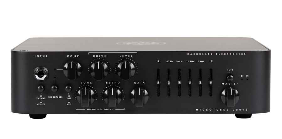 Darkglass Microtubes 900 V2 cabecero bajo 900 W con compresión y simulación IR