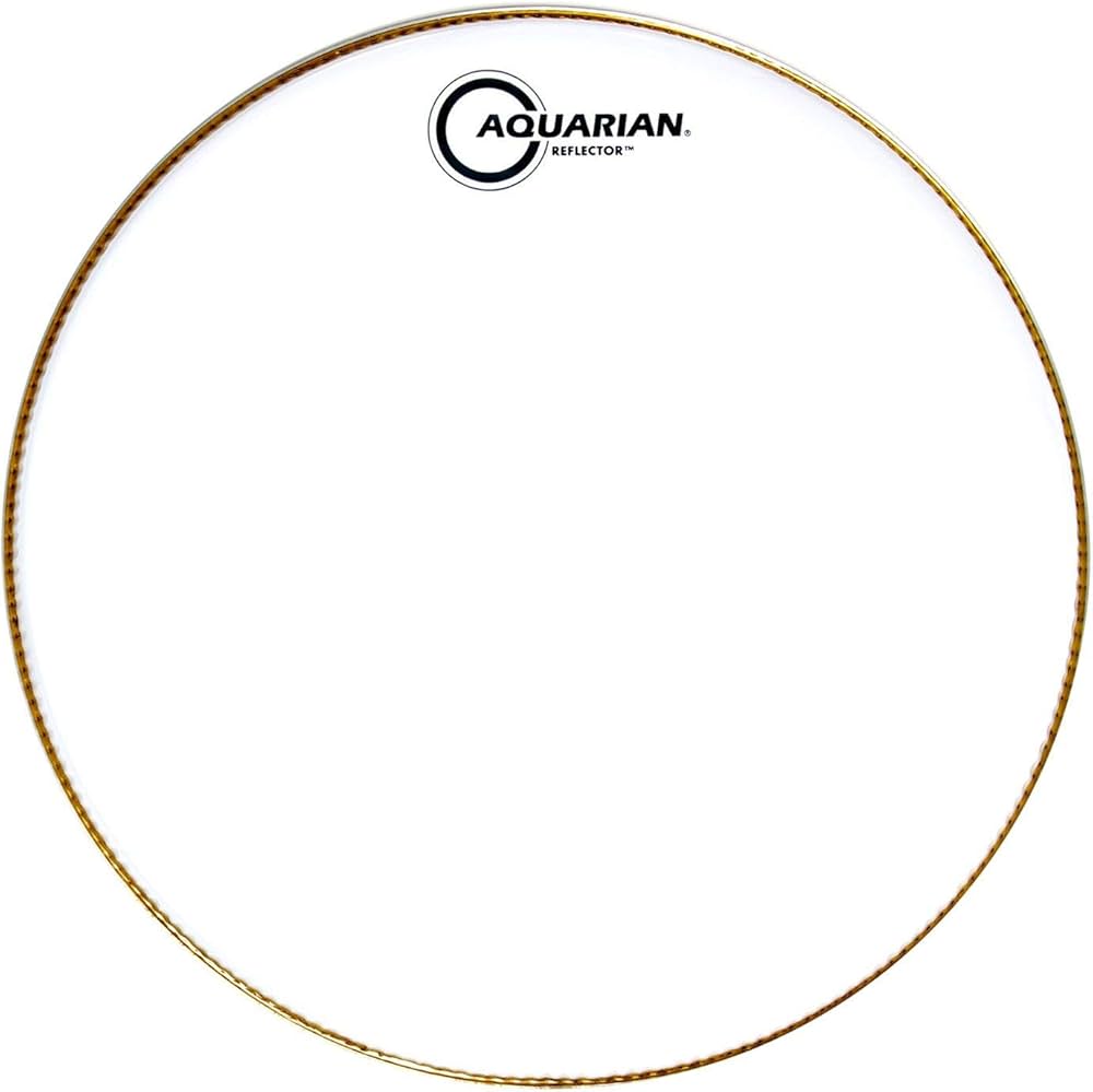 REF22W Parche  Reflector White Drumhead