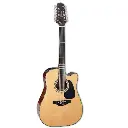 Guitarra 12 cuerdas Takamine GD30CE‑12 NAT – dreadnought cutaway con preamp TP‑4TD