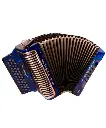 ACORDEON DIATONICO HOHNER "CORONA II XTREME"FA-SIB A5441