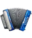 HOHER ACORDEON DIATONICO HOHNER CORONA II FA-SIB-MIB 31 A5444