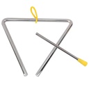 TRIANGULO MUSICAL LINARES DE ALUMINIO, INCLUYE GOL