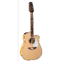 GD74CE12UNAT   Guitarra  Electroacustica Natural  12 Cuerdas  con funda 