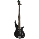 Bajo Eléctrico Bajo JS Series Spectra JS3V, diapasón de laurel, negro satinado