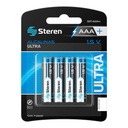 PILAS PAQ 4 ALCALINAS ULTRA "AAA" ALTA CAPACIDAD BATERIA NO RECARGABLE BAT-AAA4+