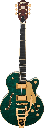 2401759837 GUITARRA ELECTRICA GRETSCH BROADKASTER JR. LX FIGURED CENTER BLOCK CON STRING-THRU BIGSBY Y HARDWARE DORADO