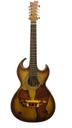 BQ619PE2F Bajo Quinto Cano de Madera de Palo Escrito Doble Filete Natural Mate con Funda